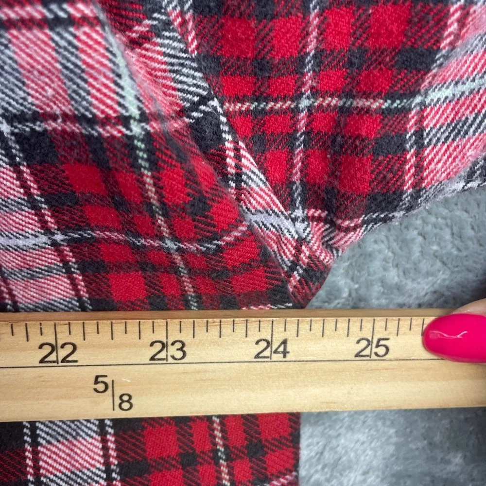 Banana‎ Republic Shirt Mens XL Red Plaid Button Up Long Sleeve Flannel Vintage